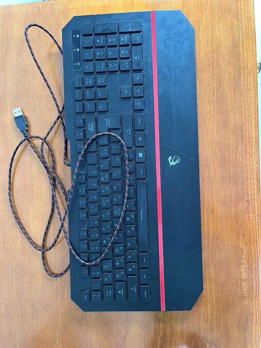 Teclado gaming Interceptor com letras russas488284070064302081