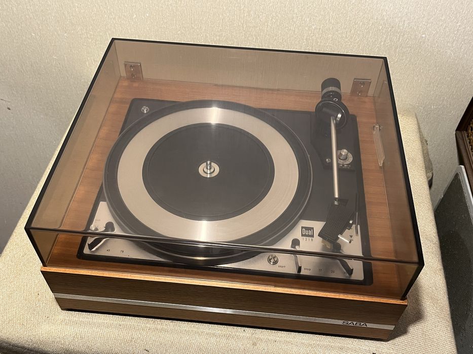Аудиофильский проигрыватель винила + ресивер + акустика  DUAL 1218