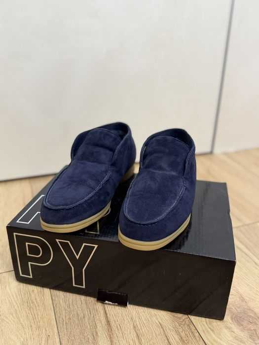 Чоловічі сині черевики замшеві Campbell PRPY