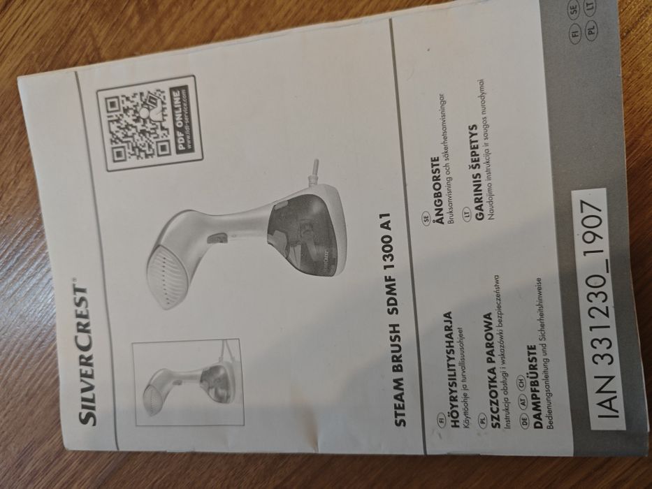 Parownica do prasowania