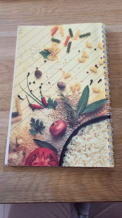 Livro de receitas de massa e arroz