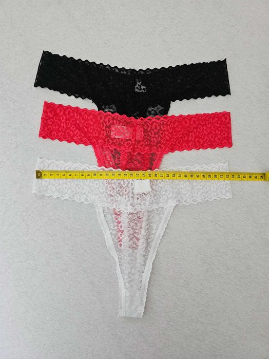 Majtki koronkowe L
