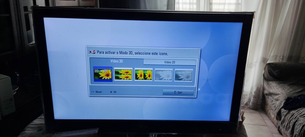 TV LG 32" 3D com óculos