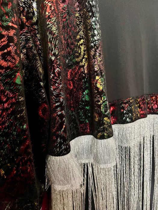 Kimono casaco curto franjas