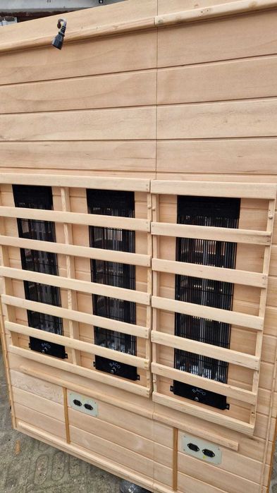 Sauna INFRARED lampy czerwone 2os podczerwień full spectrum Karibu