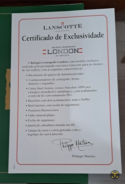 Relógios de Luxo  - LANSCOTE