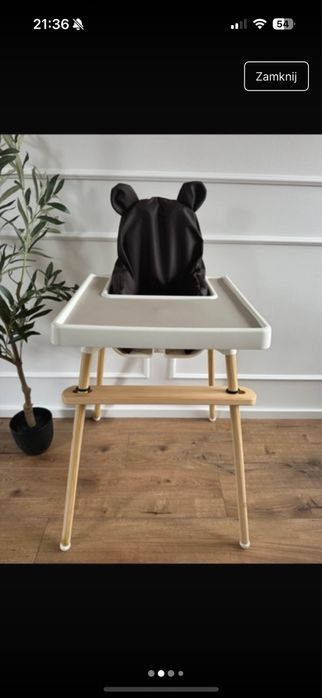 Podnozek ikea antilop sosna