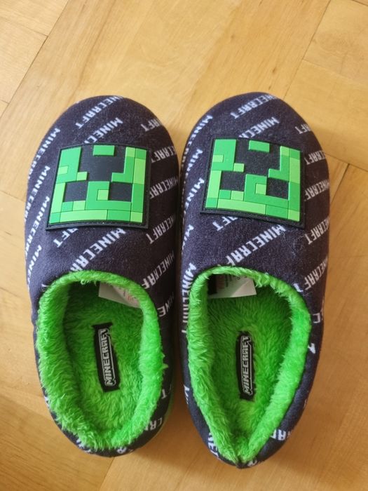 Nowe kapcie Minecraft r 33 wkładka 21cm