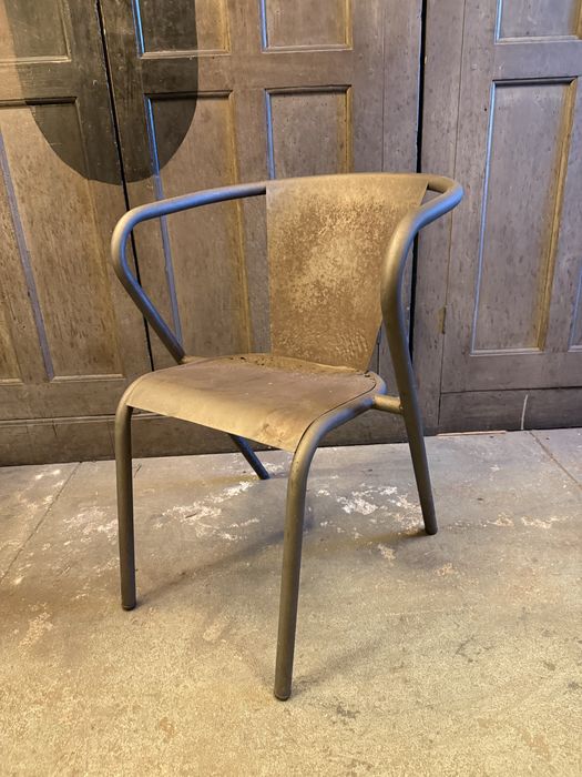 Cadeira de ferro esplanada vintage