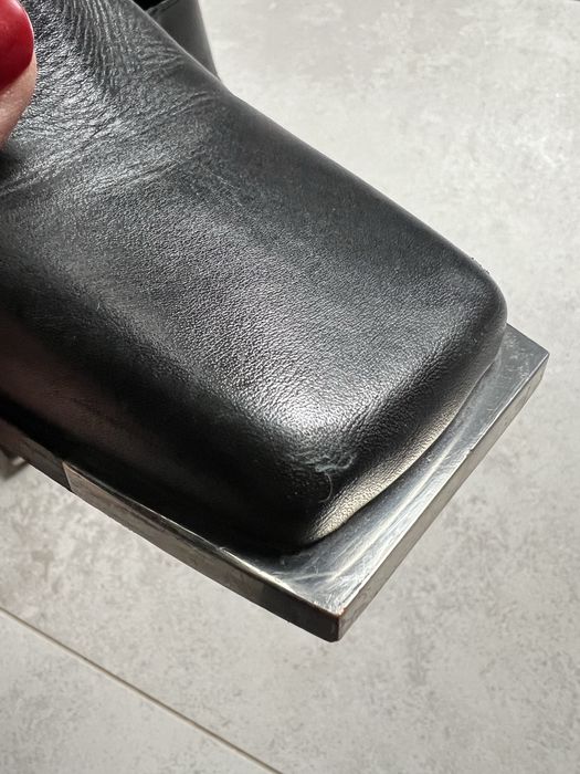 Шкіряні ботінки mango