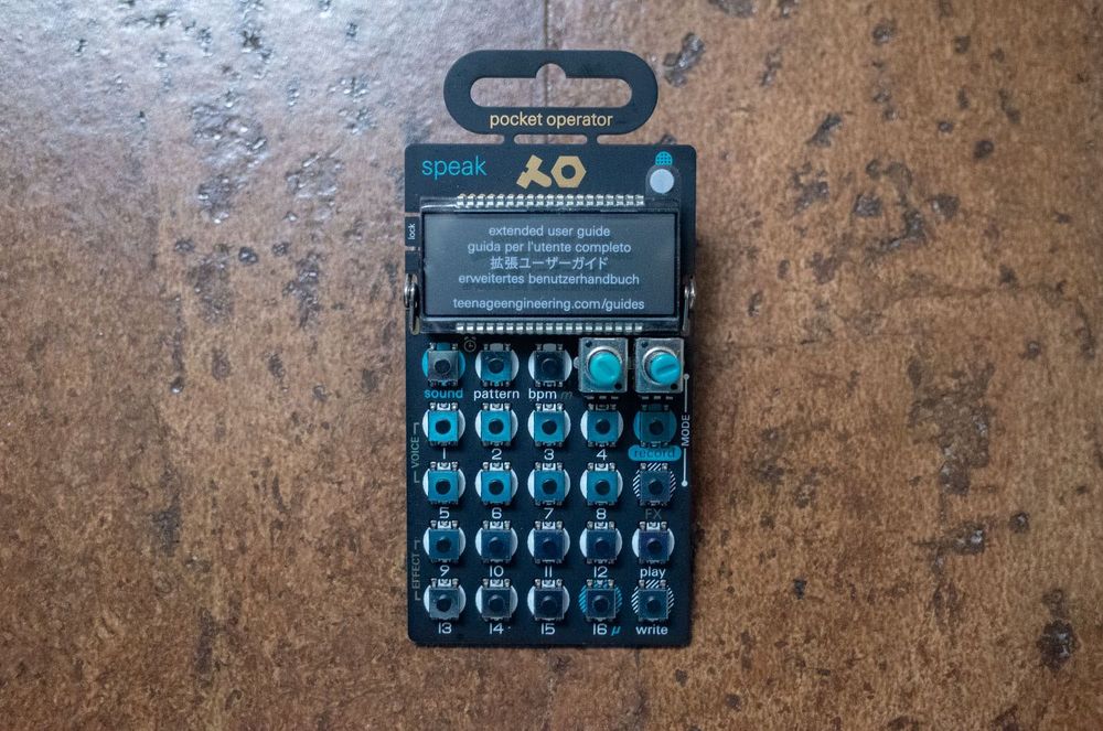 Teenage Engineering Pocket Operator PO-35 Speak novo +caixa + garantia