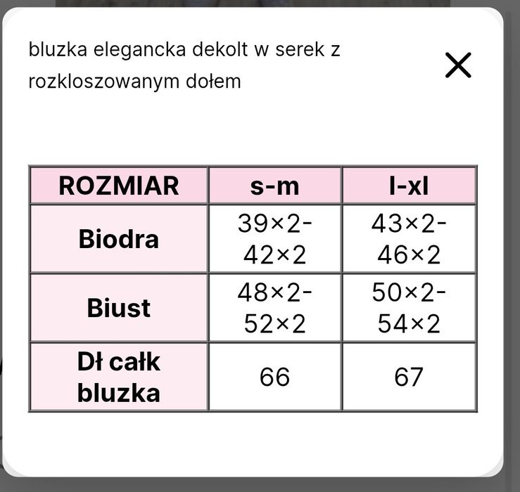 Bluzka elegancka