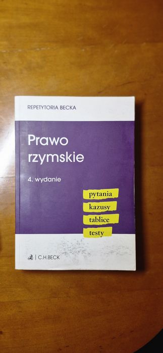 Prawo rzymskie - Repetytoria Becka