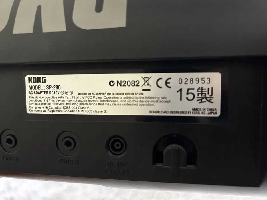 Синтезатор korg sp-280 с педалью - б/у