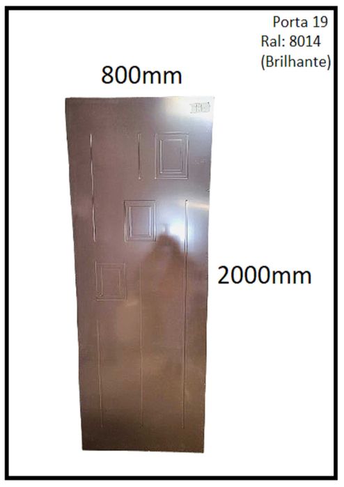 Painel de Porta Castanho