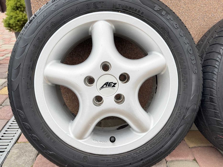 Тітанові діски AEZ 5*100 R14 VW Golf 4-Skoda rapid-faBia-