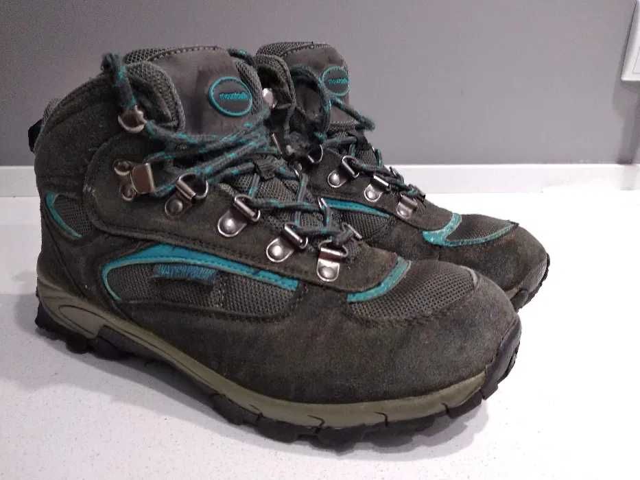 Buty trekkingowe dla nastolatka, skórzane, r.36