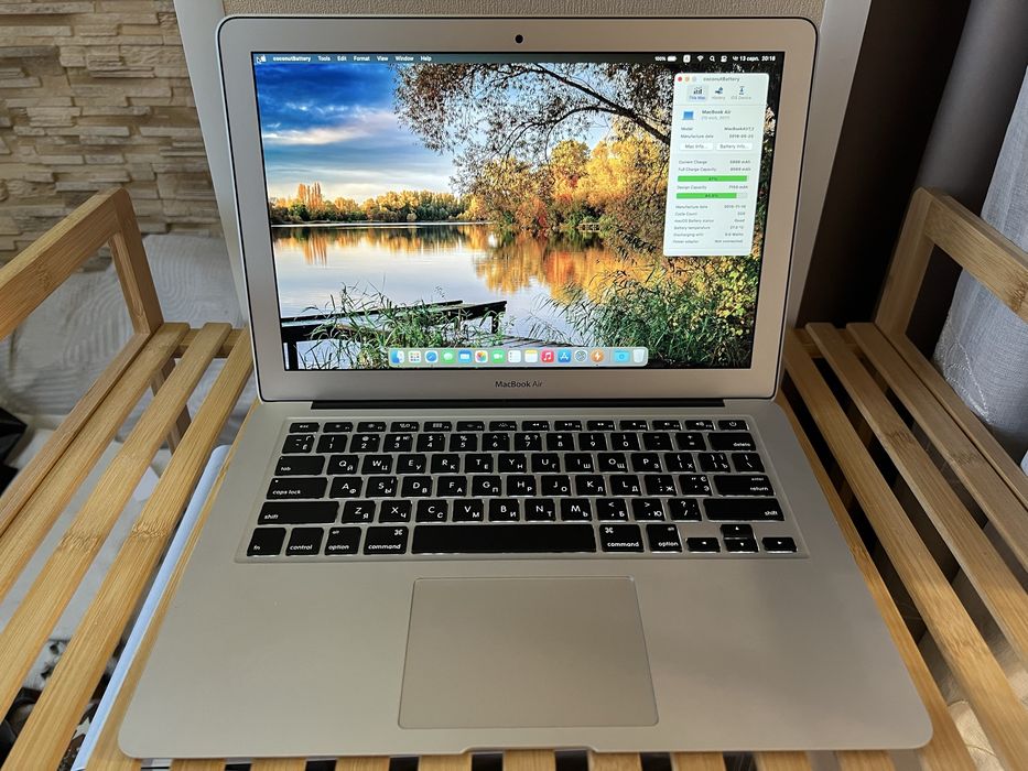 Батарея до 9 годин, MacBook Air 13 A1466 2017, 8/128Гб