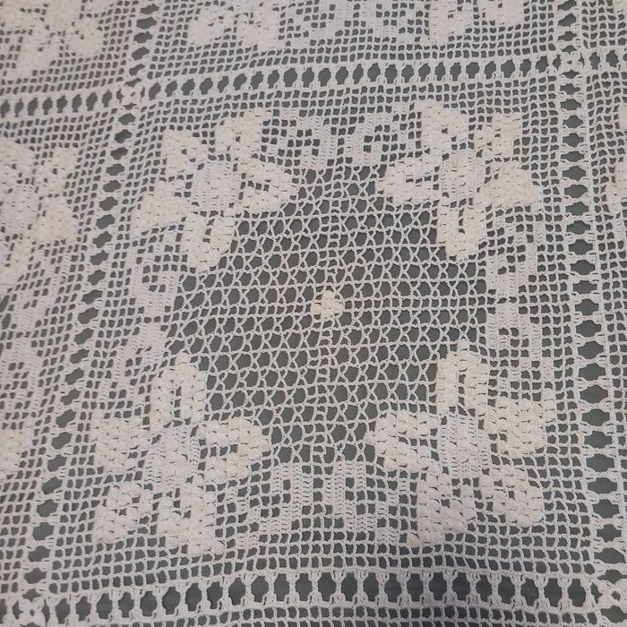 Colcha de Renda cama de casal  feita à mão