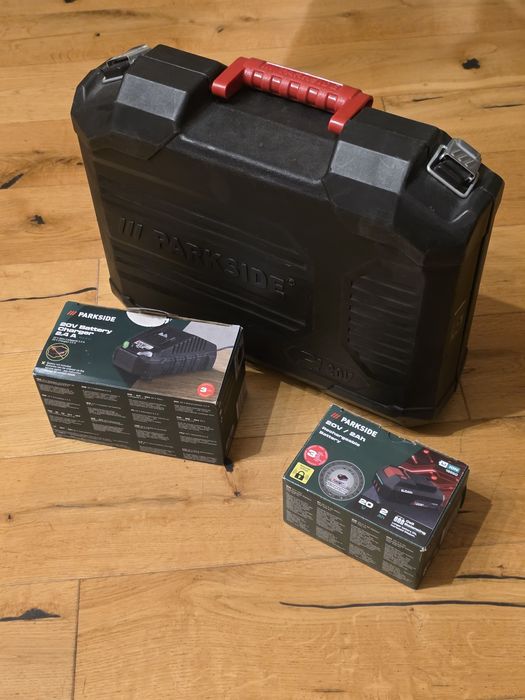 Wyrzynarka Parkside 20V, Nowy akumulator 2Ah i ładowarka