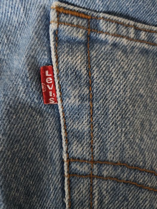 Niebieskie spodnie jeansowe męskie Levi's rozm 34