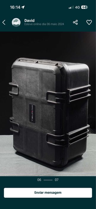 Camara video Blackmagic 6k com acessórios