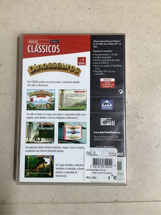 Dinossauros cd/rom pc