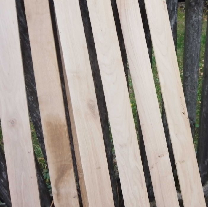 Łata  dębowa 120x7 cm