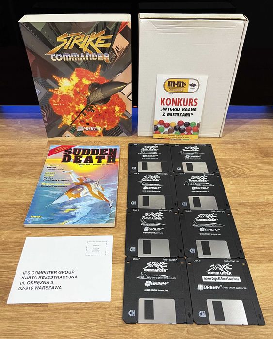 Strike Commander 3,5" (PC PL 1993) BIG BOX polskie premierowe wydanie