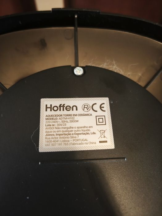 Aquecer da marca hoffen