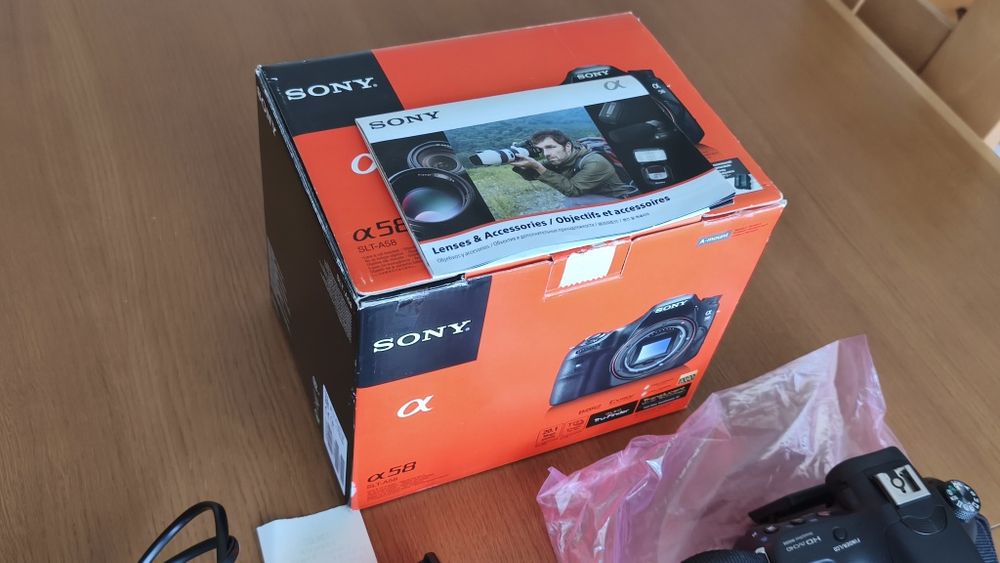 Lustrzanka Sony Alfa 58 stan bardzo dobry