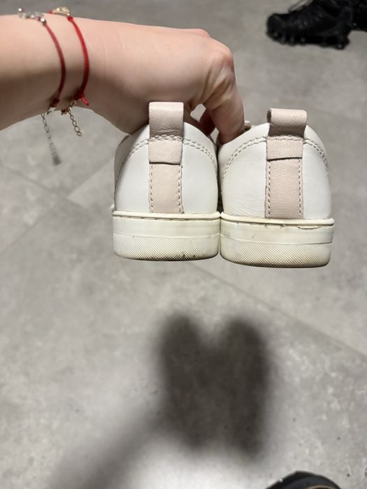 Skórzane sneakersy Lasocki białe 36 skóra naturalna