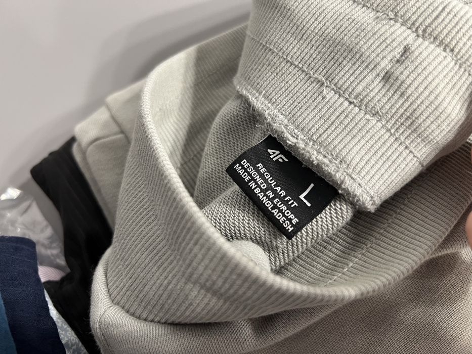 Okazja! Paka ciuchów 8 sztuk męskich markowa odzież 4 F rozmiar M/L