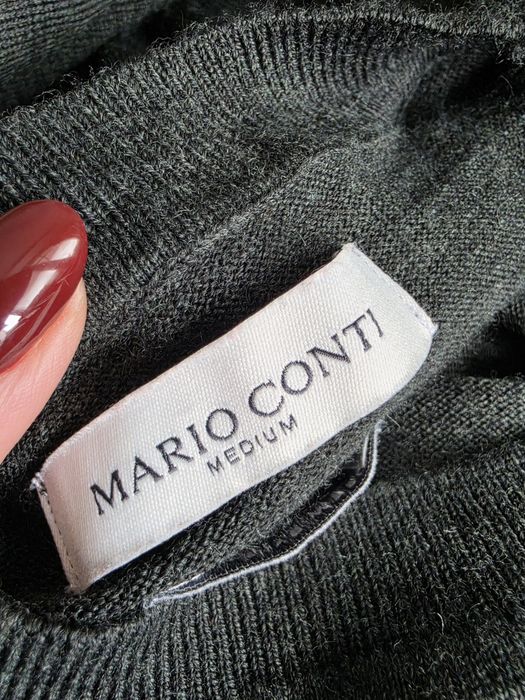 Mario conti sweter męski 100% merino wool M