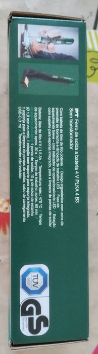 Ferro de soldar a bateria 4V Parkside