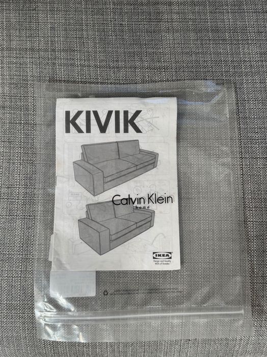 IKEA KIVIK Two-Seater Sofa – Light Grey