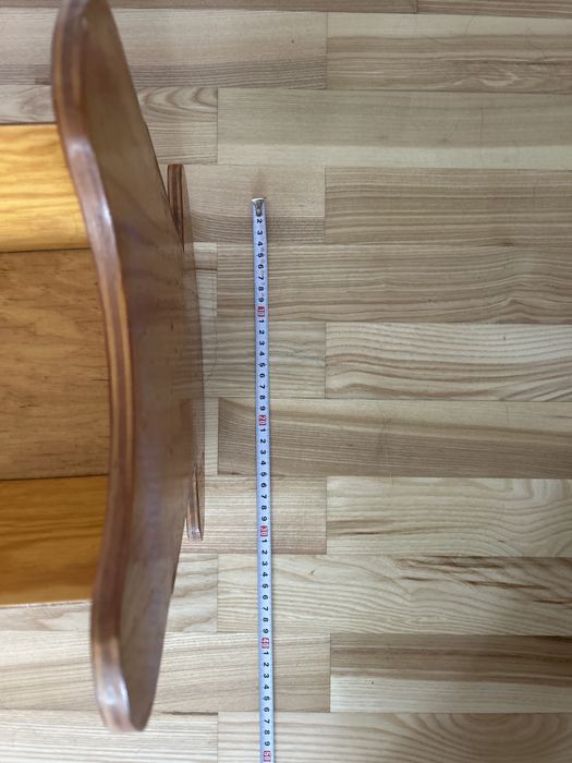 Drewniana kołyska dla lalek