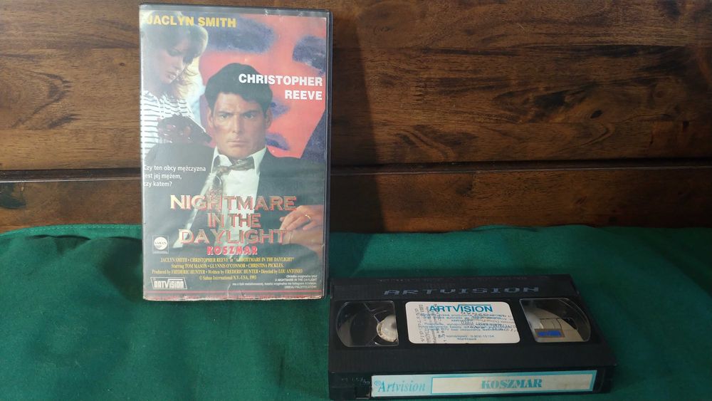 Koszmar Kaseta VHS Lektor Christopher Reeve