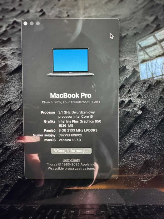 Apple MacBook Pro 13 2017 TouchBar