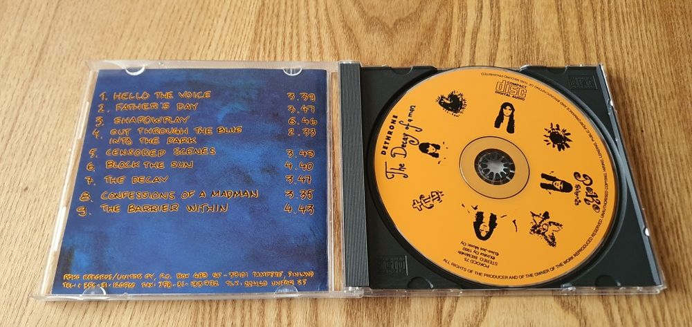 dethrone - the decay of a man 1 wydanie 1992