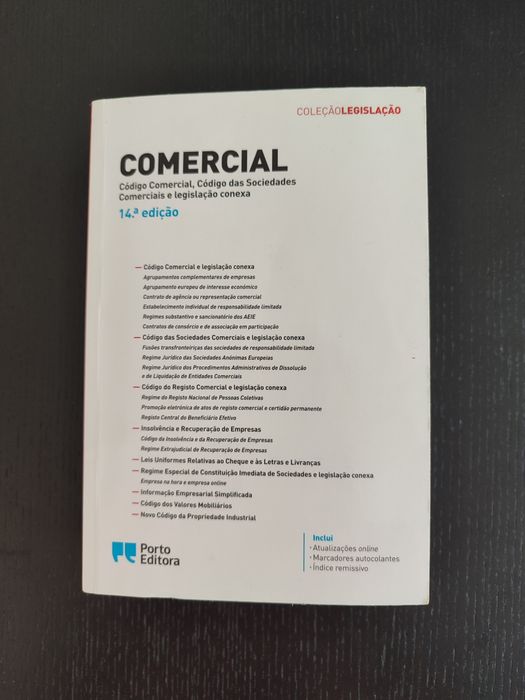 Código Comercial, Código das Sociedades Comerciais e Legislação Conexa