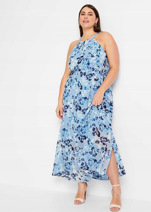 B.P.C długa sukienka z nadrukiem r.44