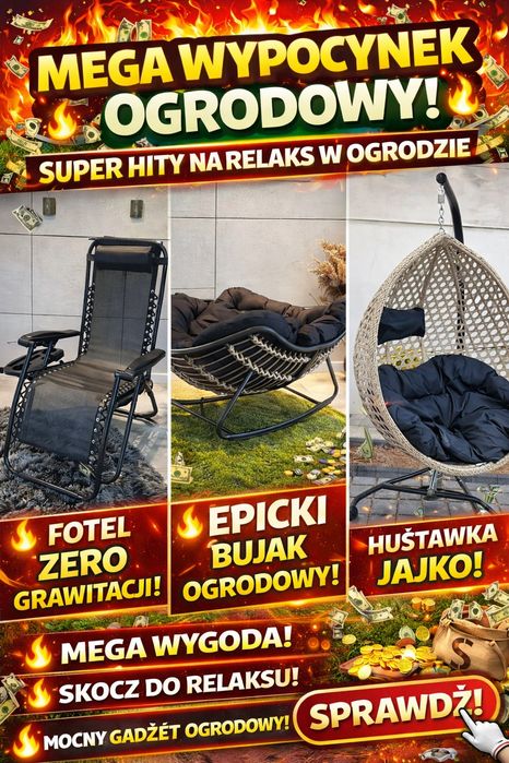 Leżak Ogrodowy Bujak Ogrodowy