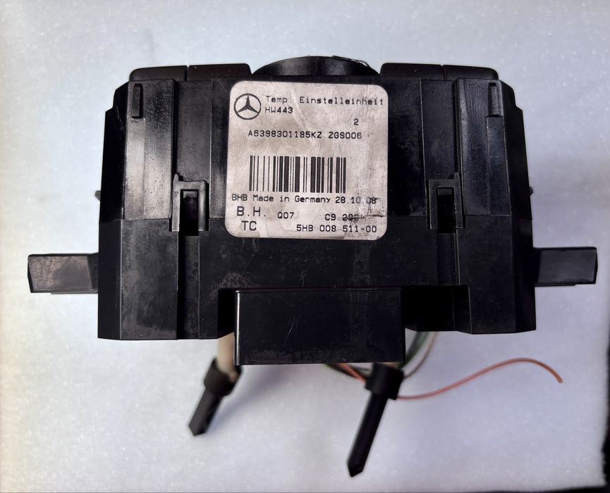 Painel de comandos de aquecimento (sem A/C) – Mercedes Vito W639