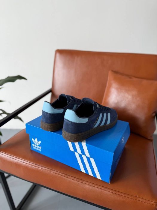 БЕЗ ПРЕДОПЛАТ‼️Кросівки Adidas Spezial Handball Blue(Сині),адідас,спеж