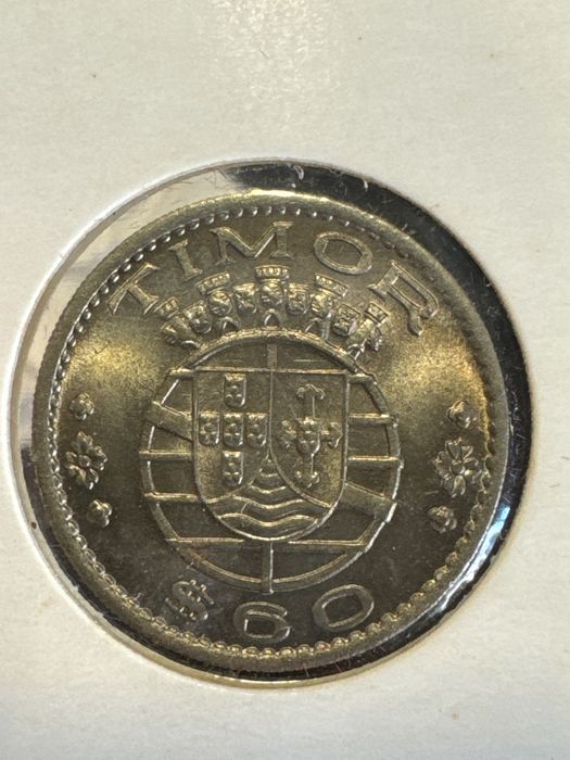 Moeda Timor 60 cent 1958