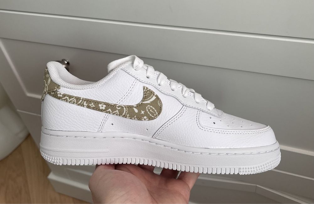 Buty Nike Air Force 1 White Paisley Barley rozm. 38