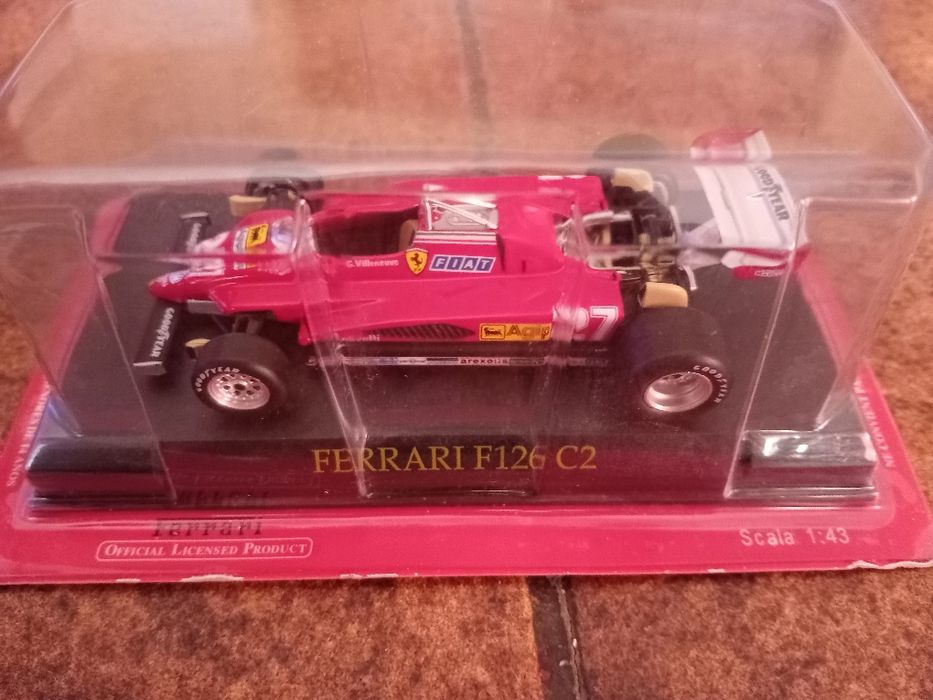Miniaturas Ferrari F1,  F 126 C2 + F2005 + F10 × F412T2 (ver fotos)