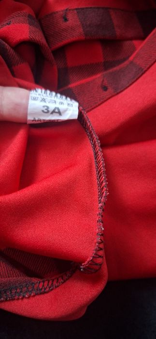 Koszula w kratę z jednorożcem