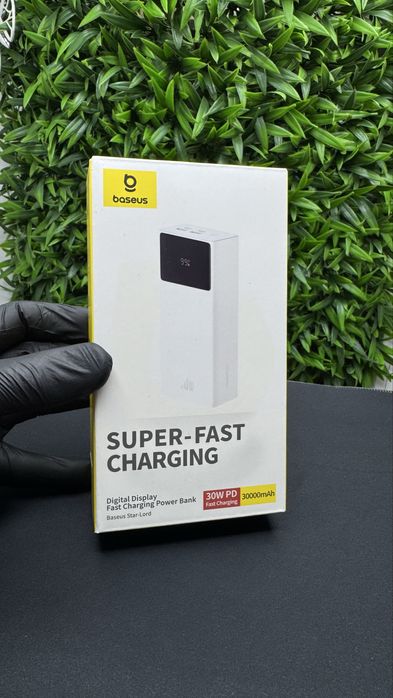 Павербанк Базеус Baseus Star Lord 30000 mAh 30w швидка зарядка павер